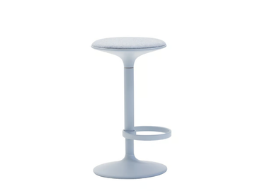 HULA BQ2796 - Swivel aluminium stool with footrest by Andreu World - view 2